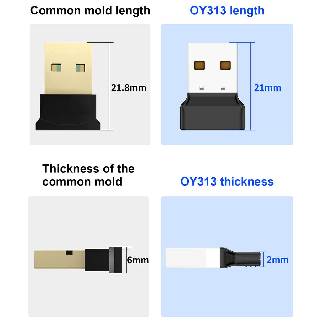 USB BT5.3 аудио передатчик беспроводной аудио адаптер Dongle для телевизора ноутбука настольного ПК