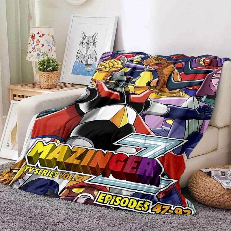 Mazinger z UFO Robot Grendizer фланелевое одеяло мультфильм аниме дети мягкий чехол легкий кровать диван стул одеяло