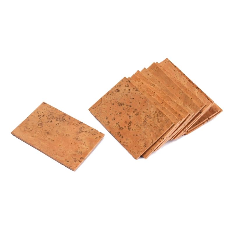 10 Pieces Saxophone Neck Cork Practical Neck Cork Sheet Musical Instrument Accessories for Alto Soprano Tenor Saxophone