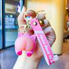 Pig Whimsical Butt Pvc Keychain Perfect For Travel Souvenirs And Gifts Celebratory