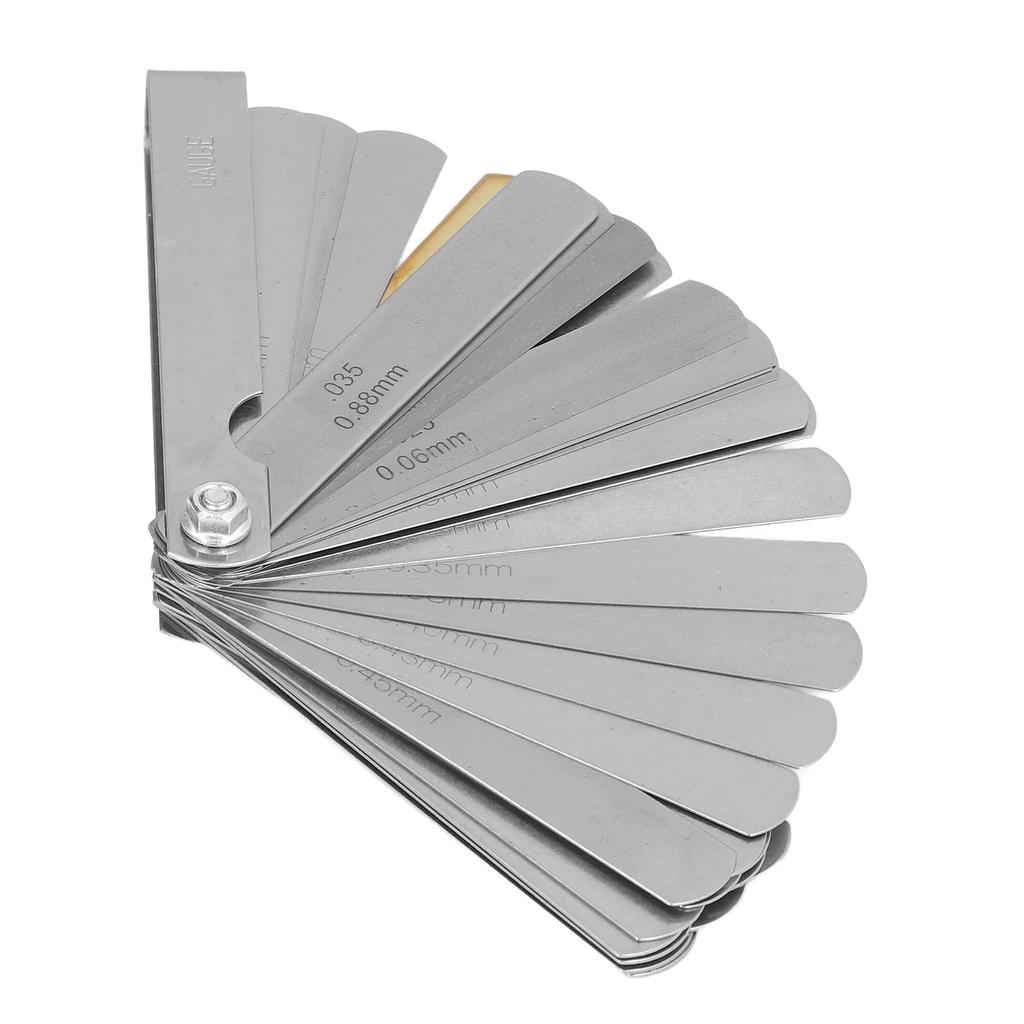 0.04?0.8mm Metric Feeler Gauge Laser Engraving Line Steel Gap Feeler Gauge for Measuring Tool