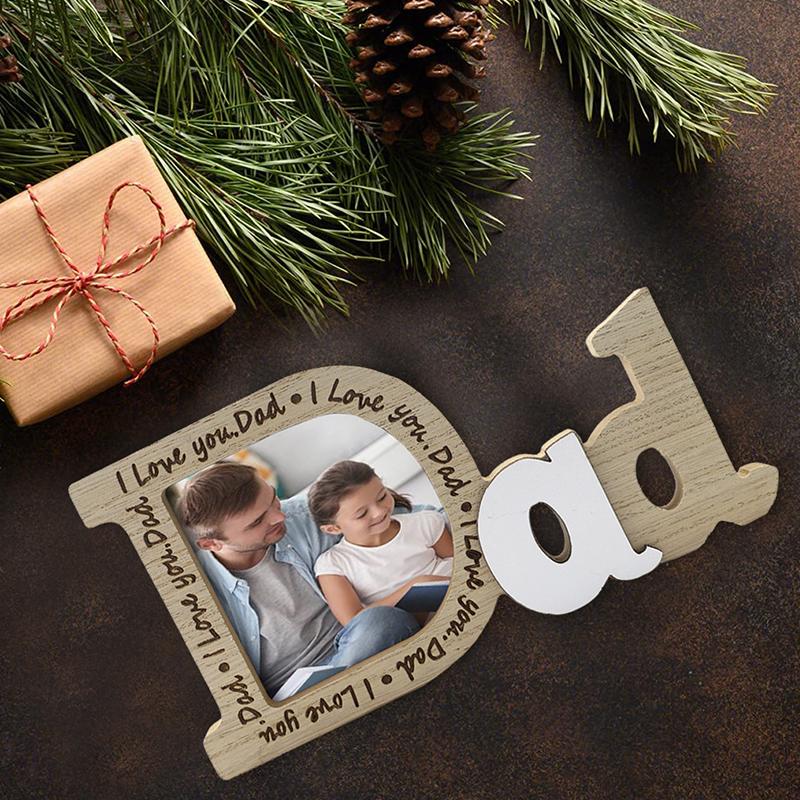 1PC Dad Papa Mum Pattern Picture Frame Mother's Day Father's Day Picture Frame
