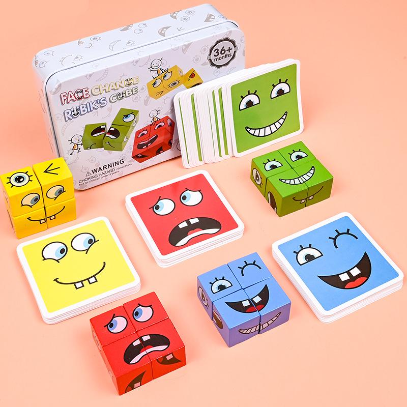 Interactive Face-Changing Cube Game: Enhancing Toddler Logic & Parent-Child Fun