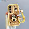 KEYSION Противоударный чехол для Infinix Hot 50 4G 5G со шнурком, силиконовый милый 3D чехол для телефона с мультяшной куклой для Infinix Hot 50 Pro 4G