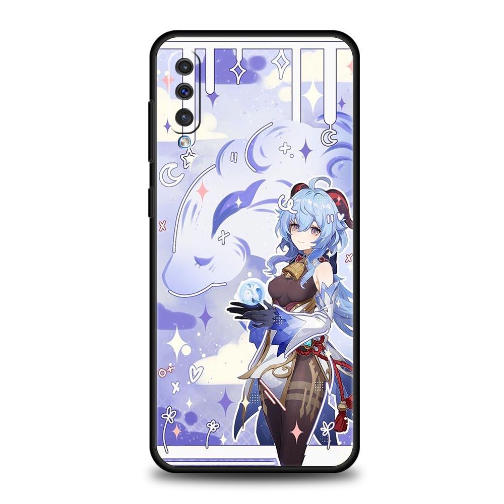 Чехол для телефона Genshin Impact для Samsung Galaxy A54 A52 A14 A50 A70 A10 A30 A40 A20S A20E A02S A12 A22 A34 A42 A32 5G A04s