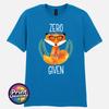 Zero Fox Given Graphic Tee Funny Printed Slogan TShirt Zen Fox Print Fun Gift