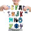 Kids Summer Casual Alphabet Lore Kindergarten Students 3D Print T-shirts Boys Girls Funny Lovely Print T-shirts Children Tops