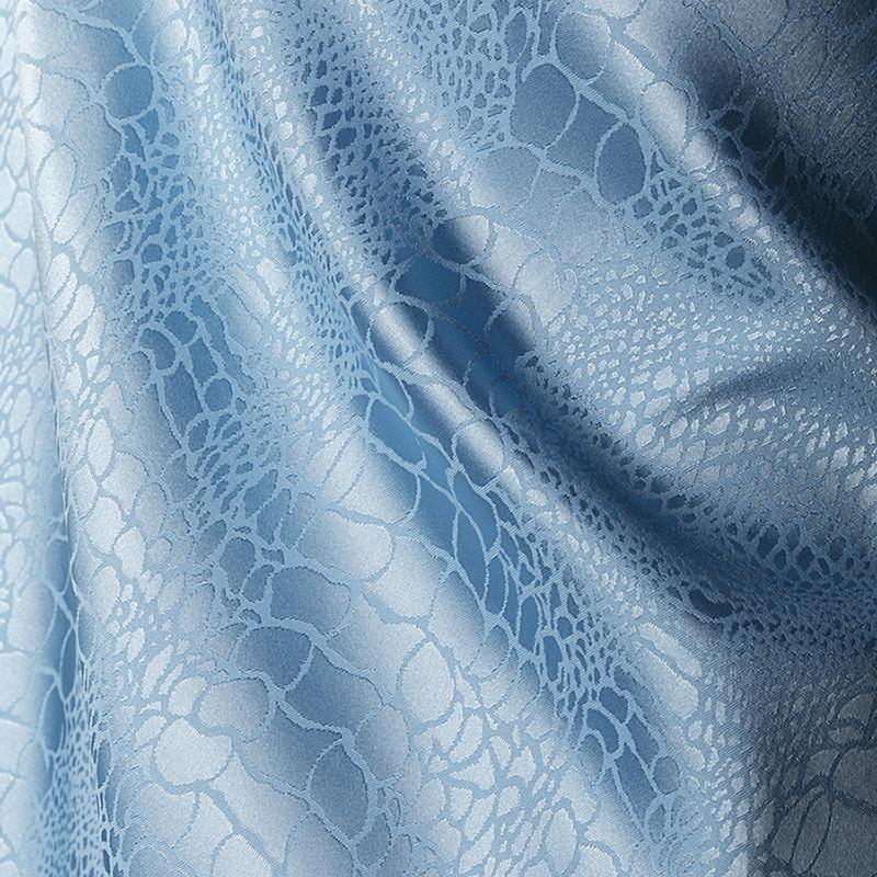 Ткань с принтом под крокодила, микрострейч, черная жаккардовая ткань на метр для платьев, одежды, шитья, однотонная, рукоделие, гладкая