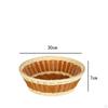 Корзина для сервировки еды, имитация ротанга, настольный хлеб для пикника, тканое хранилище
