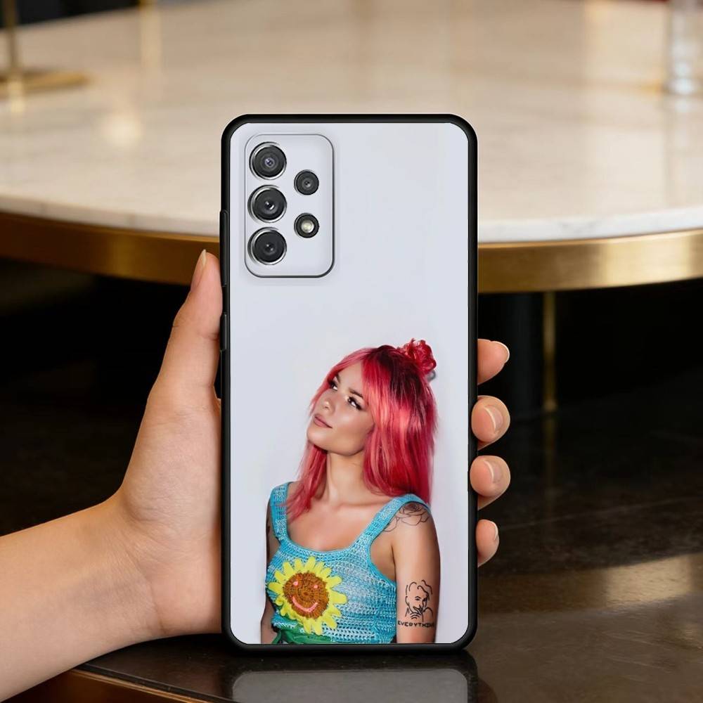 Чехол для телефона Beauty Singer H-Halsey из мягкого силикона, черный, для Samsung Galaxy A73, A72, A71, A70, A53, A52, A51