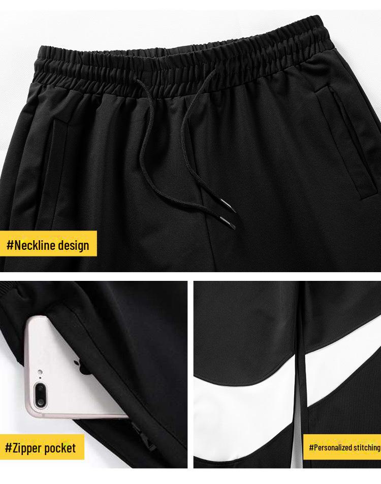 Korean Style Trendy Two-Piece Sportswear: Men's and Women's Casual Sweatshirt and Leggings