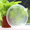 10Pcs Plastic Flower Pot Drip Trays Clear Round Shape Creative Saucers Decor Yousheng