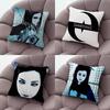 EEvanescence Amy Lee Pillow Case Silky Short Plush With Invisible Zipper Dustproof Sofa Cushion Cover For Home Decor