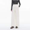 ELLE Women's French Style High-Waist Wide-Leg Pants