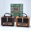 Винтажная беспроводная колонка с FM-радио, Bluetooth, USB, TF, Mp3, TWS, деревянный дизайн
