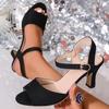 Модные женские босоножки на высоком каблуке 2025 Новый тренд Летние Сексуальные Модные Удобные туфли для женщин Легкий каблук Повседневные Элегантные босоножки