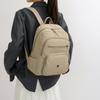 Однотонный рюкзак женский многослойный карман водоотталкивающий нейлоновый рюкзак