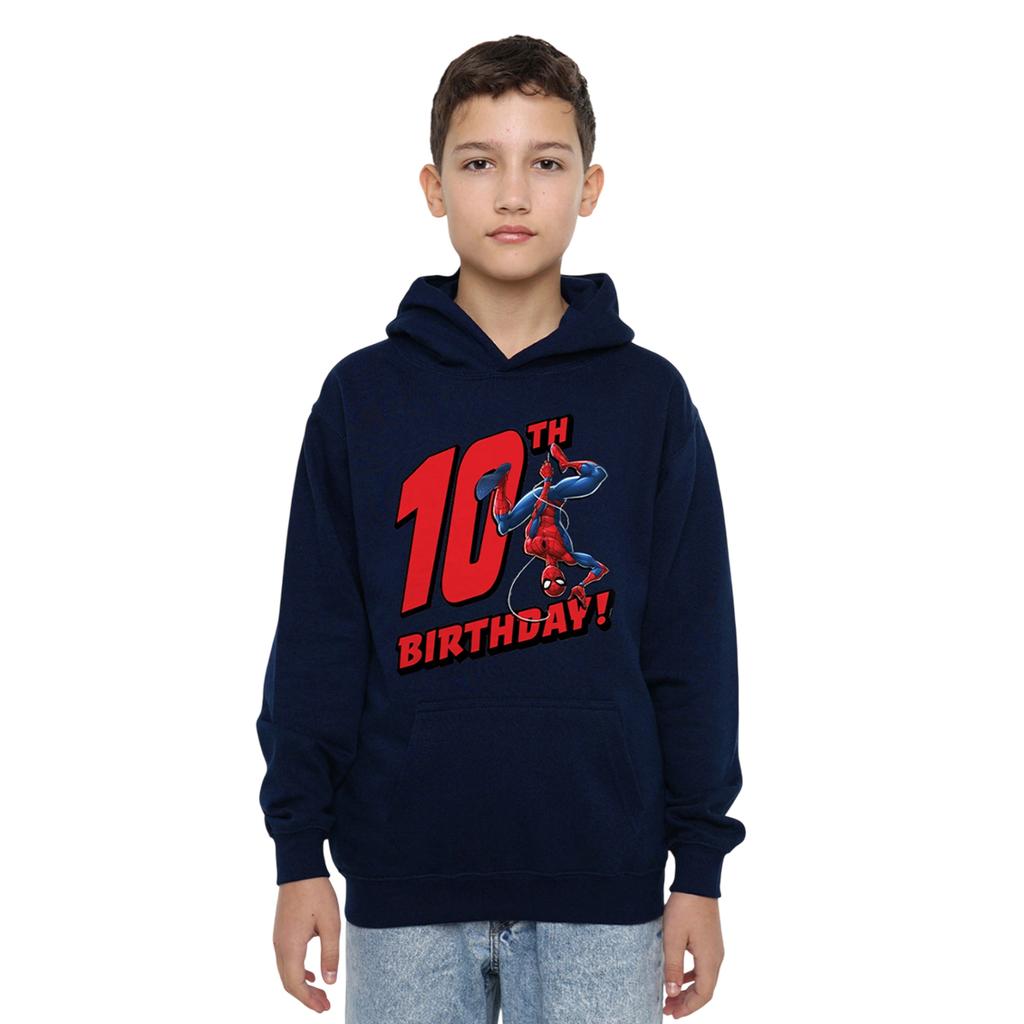 Spider-Man Childrens/Kids 10th Birthday Hoodie