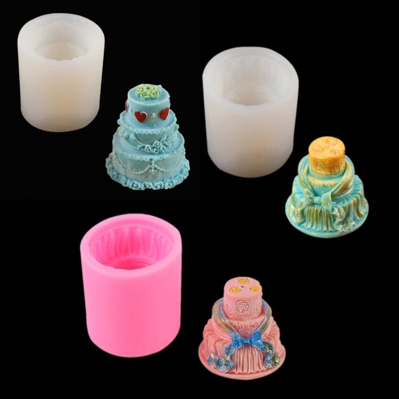 Cake Shaped Silicone Chocolate Moulds Baking Molds Fondant Mold Cake Decorating Tools Resin Moulds Silicone Material