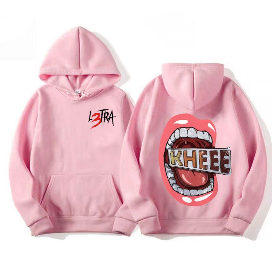 Singer Luar L's Music Album L3TRA Printed Hoodie Men's High-quality Fashionable and Retro Sweatshirt Casual Hoodie