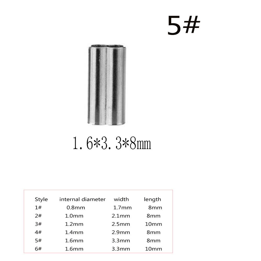 High Quality Connector Line Crimping Sleeves Fishing Wire Tube Double Copper Tube Stainless Steel