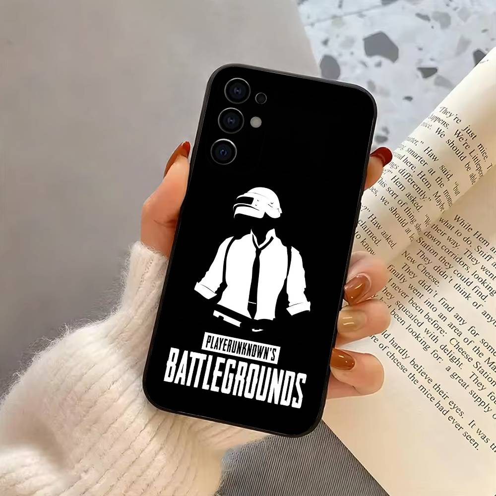 Чехол для телефона P-PUBG-es Черный Силиконовый Мягкий Для Samsung S25,S24,S21,S22,S23,S30,Ultra,S20,Plus,Fe,Lite