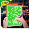 Crayola Glow Art Studio светящаяся доска для рисования иллюминация художественная игрушка 042505 подлинный продукт
