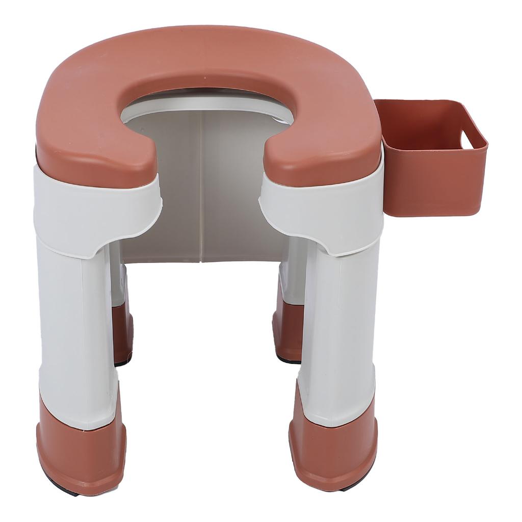 Туалетное кресло для душа, безопасное нескользящее основание, складной туалетный стул с коробкой для салфеток для беременных женщин