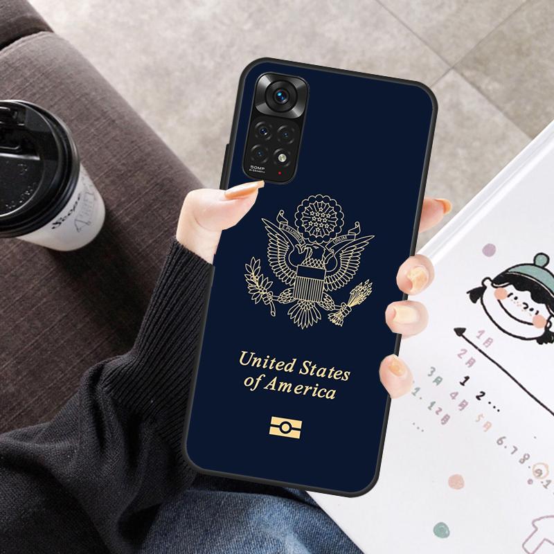 Чехол Флаг США для Xiaomi Redmi Note 11 10 9 8 12 Pro 10S 11S 12S Чехол для Redmi 9 10 10A 9C 10C 12C