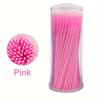 100Pcs/set Microbrush Applicators And Microfiber Wands | Designed for Eyelash Extensions, Nail Art, And Makeup Application