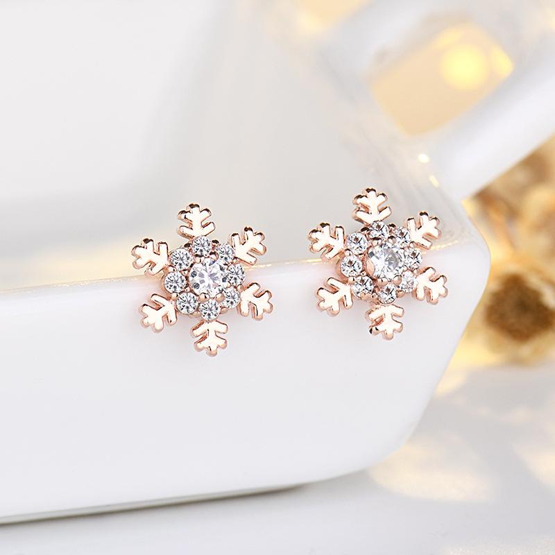 New 925 Sterling Silver High Quality Zircon Stud Earrings for Women Exquisite Student Girlfriend Jewelry Accessories Wedding