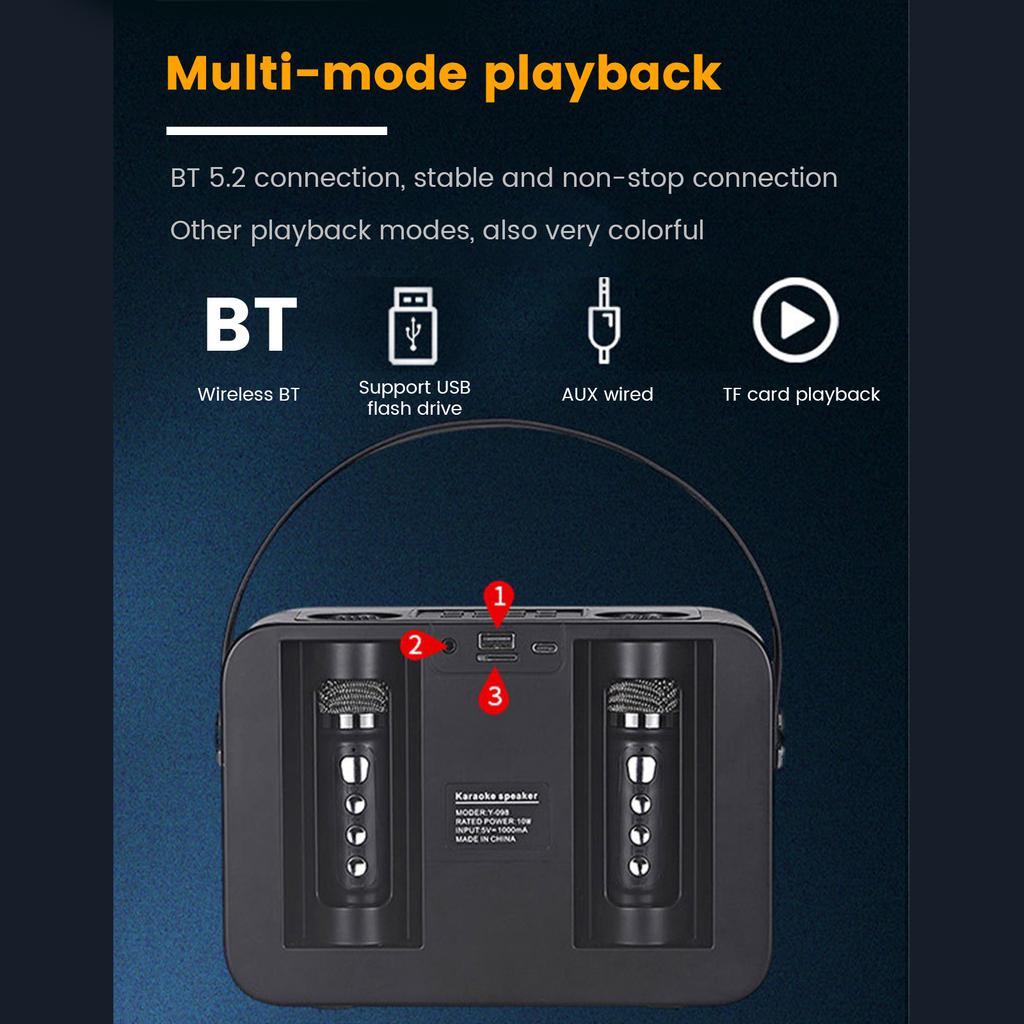 Беспроводной многофункциональный динамик Сабвуфер BT Audio 8D Surround Sound Мощный сабвуфер Несколько