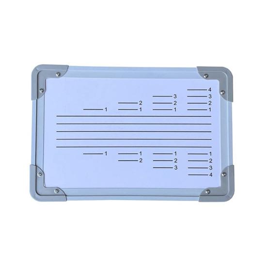 Yousheng Double-Sided Magnetic Music Staff Whiteboard High Low Notes Teaching Aid Mini Dry Erase Board Students Teachers Music Classroom Supplies