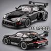 2026 Porsche 911 993 Модифицированный Суперкар Звуки Свет Оттянуть Назад Машина Симуляция Литье под Давлением Игрушечный Транспорт Средство Сплав Коллекционная Модель Суперкар Игрушка