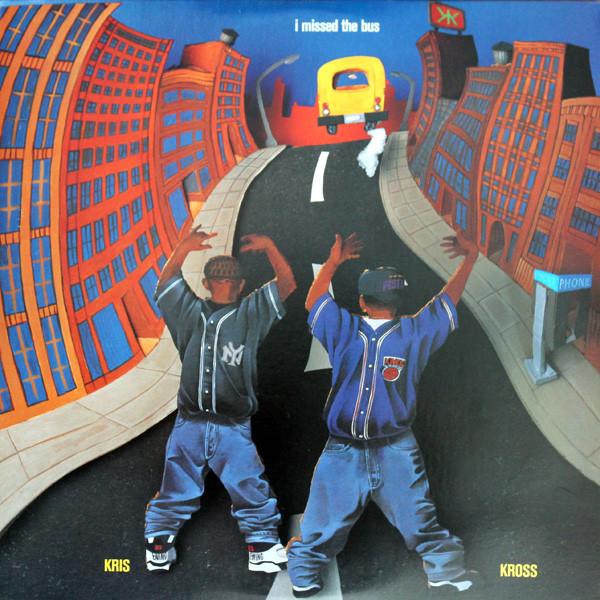 12-дюймовая пластинка KRIS KROSS I Missed The Bus 4474499 Ruffhouse Recor 1992 US Rap HipHopRB Б/у
