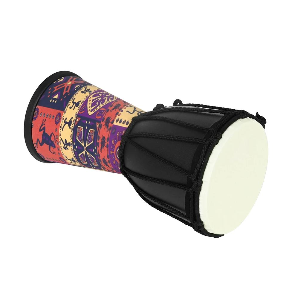 IRIN African Drum 4 Inch for Kid Portable ABS African Drum Chamber Professional Djembe Hand Drum Percussion Musical Instrument
