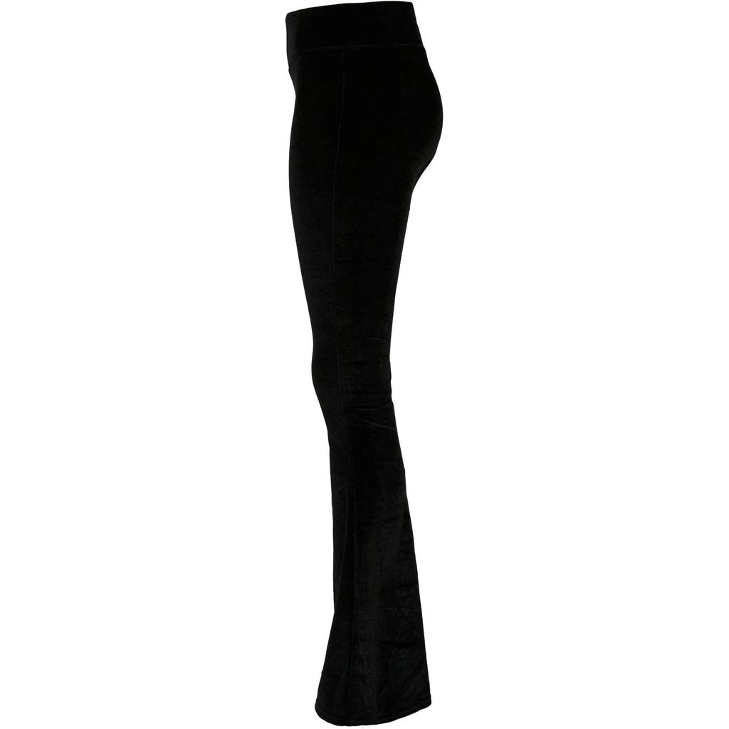 Urban Classics Womens/Ladies Velvet High Waist Bootcut Leggings