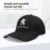 2026 Hot Car Sticker Fashion Car Baseball Cap Visor Sun Hat Unisex Adjustable Cotton For Peugeot 106 107 206 307 308 207 3008 20