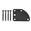 5Hole Neck Plate for ST Electric Guitar Deluxe Style DIY Replacement Parts(Black)