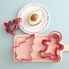 3Pcs/Set Cookie Cutter 430 Stainless Steel + PVC Sandwich Cutting Mold (BPA Free, No FDA)