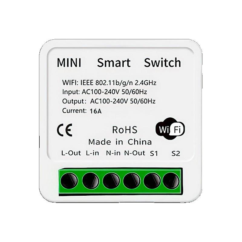 Умный мини WiFi-переключатель Tuya: Скрытый модуль голосового таймера