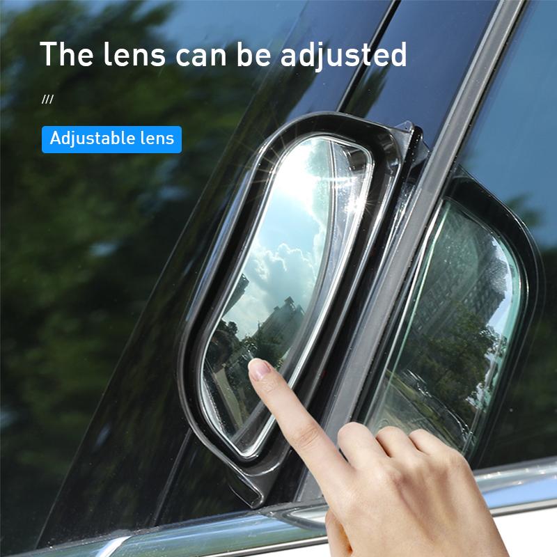 B-pillar Blind Spot Mirror Car Rear View Mirror Wide-angle Rear Seat Auxiliary Observation Mirror Safety Driving