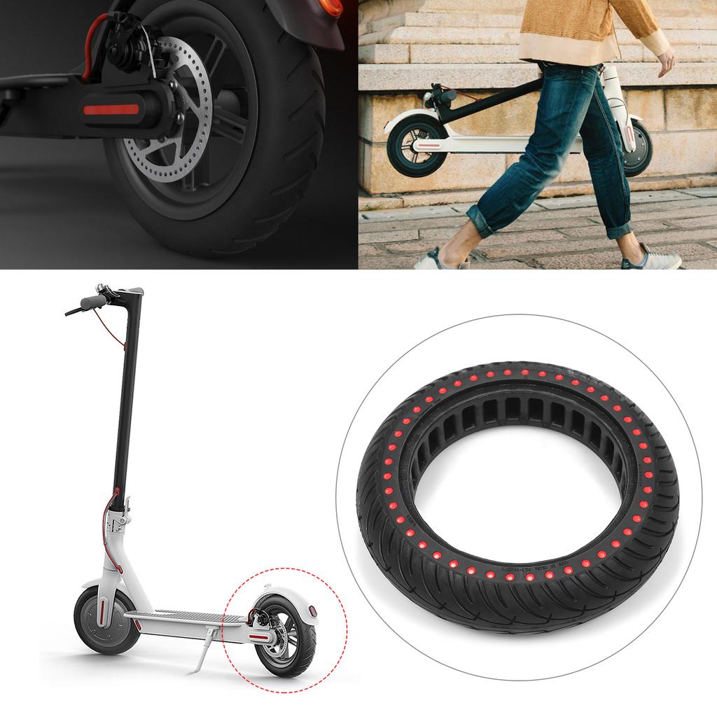 Electric Scooter Tire 8.5 Inches Electric Scooter Tire Shock-absorbing Rubber Wheel Non-pneumatic
