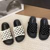 Обувь на толстой подошве Женская обувь Тапочки Мягкая подошва Перфорированные шлепанцы