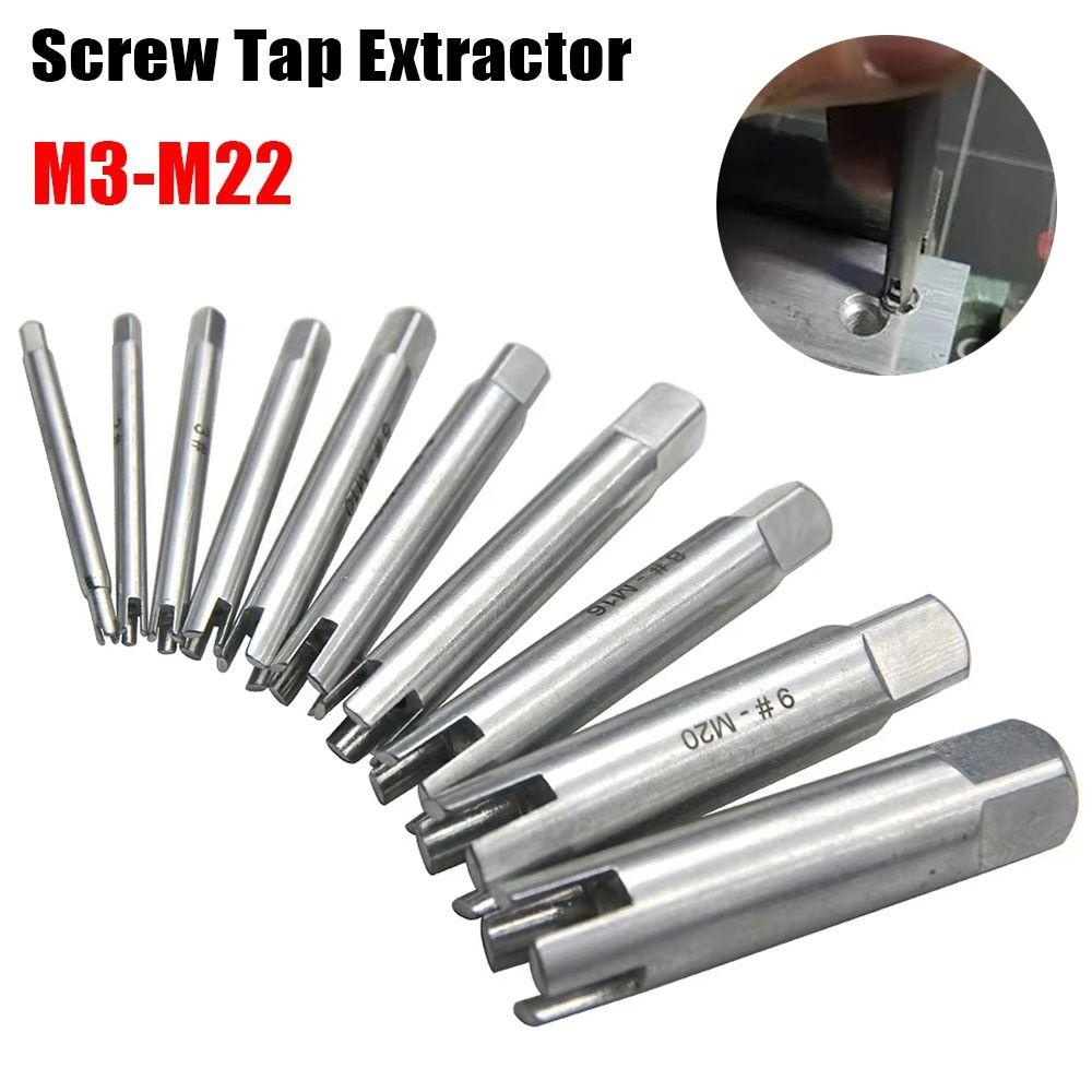 1Pcs Screw Bolt Remover Damaged Screw Tap Extractor Wrench Drill Bit Tap Remover Tool