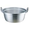 Akao Aluminum DON Hammered Round Pot, 33cm, Aluminum Alloy, with Aluminum Die-Cast Handle, Japan, AEV02033