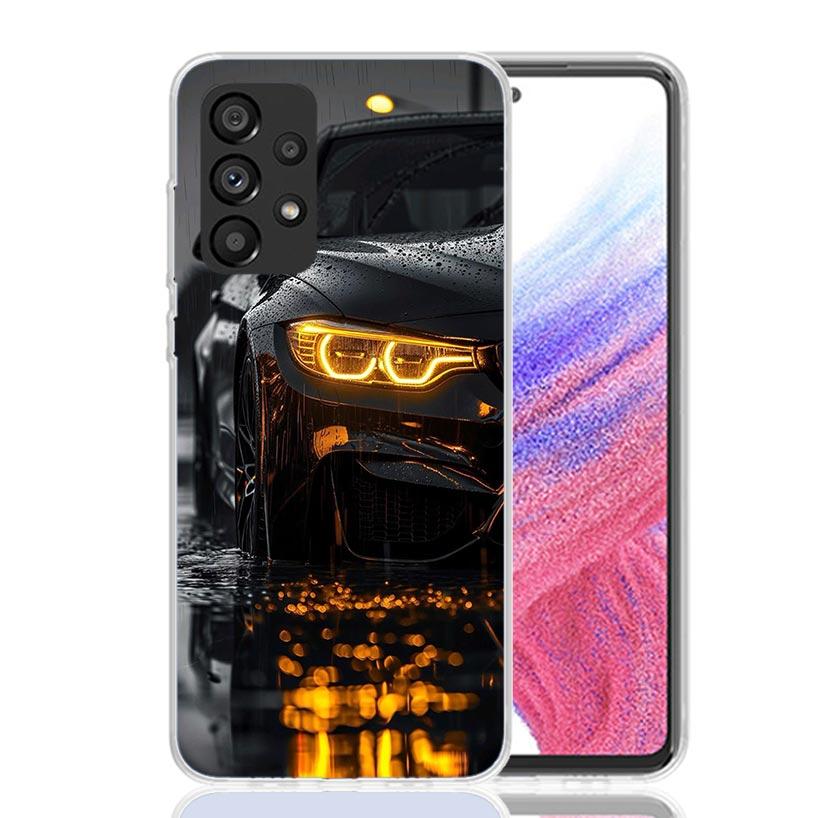 Черно-белый Спортивный для B-BMW Чехол для телефона для Samsung Galaxy A52 A51 A50S A12 A22 A32 A72 A10S A30S A31 A71 Note 20 Ultra 10 Plus S