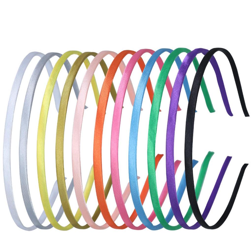 5mm Wide Colorful Thin Hairband Headdress Simple Basic Face-Washing Headband Temperament Hair Hoop Kid's Hair Accessories