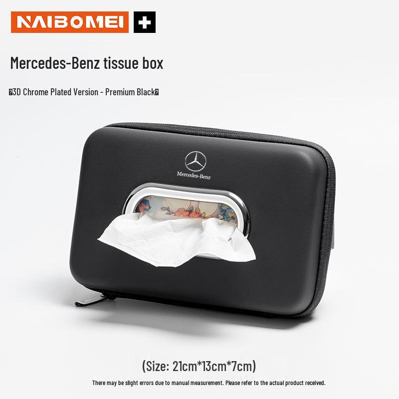 Mercedes-Benz Tissue Box Holder for Armrest (E-Class, C-Class, A-Class, S-Class, GLA, GLB, GLC)