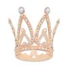 1/50pcs Mini Crown Cake Decoration Tiny Baby Small Pearl Tiara Crown Princess Topper Children Hair Ornaments Party Cake Decors